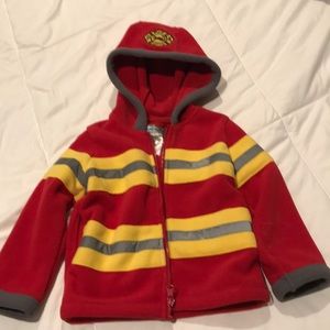 Fleece zip up hoodie